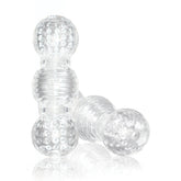 M for Men Master Stroker Clear 6 Inch Pocket Size Strokers - Manual